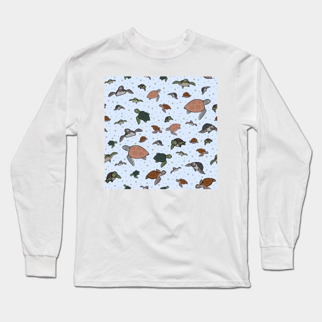 Sea Turtles Long Sleeve T-Shirt by nemki